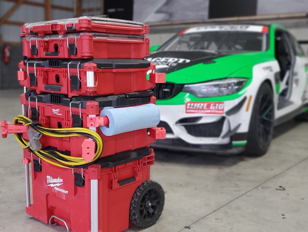 Side Mount Shop or Paper Towel Holder for Milwaukee Packout