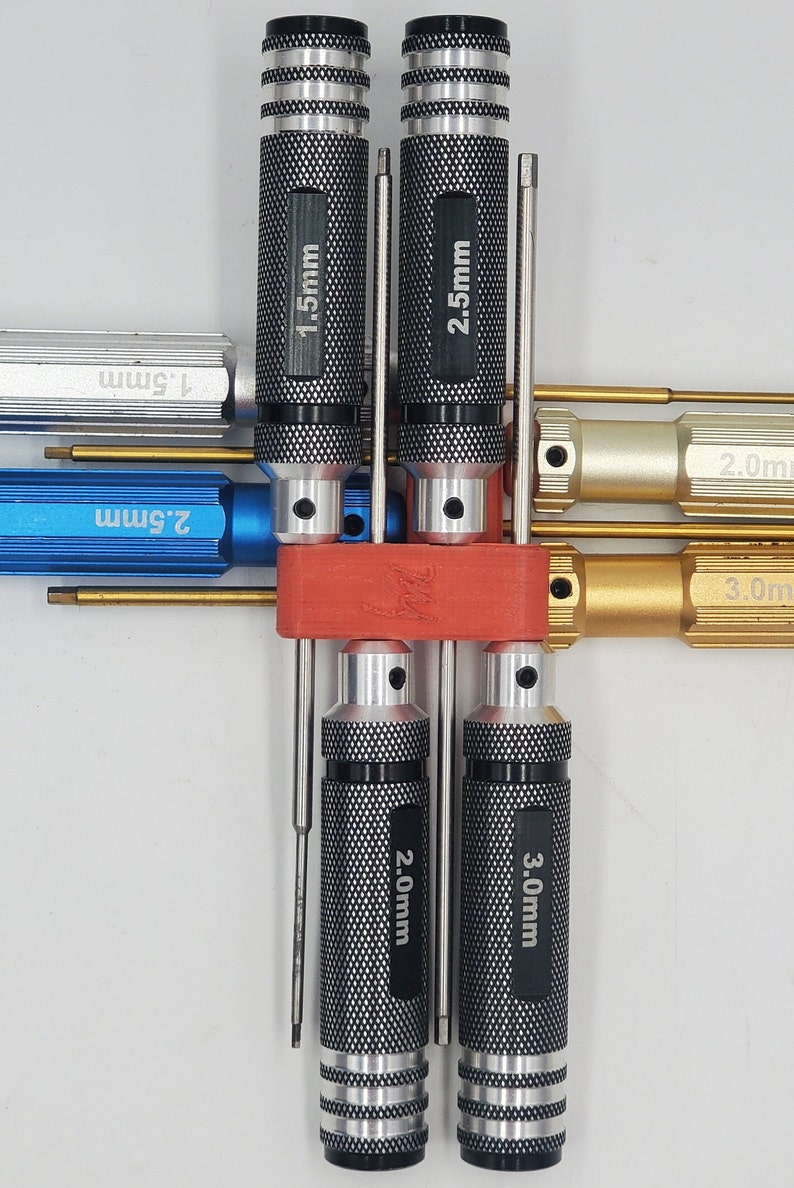 4 Pc Metric Hex Screwdriver Holster Etsy