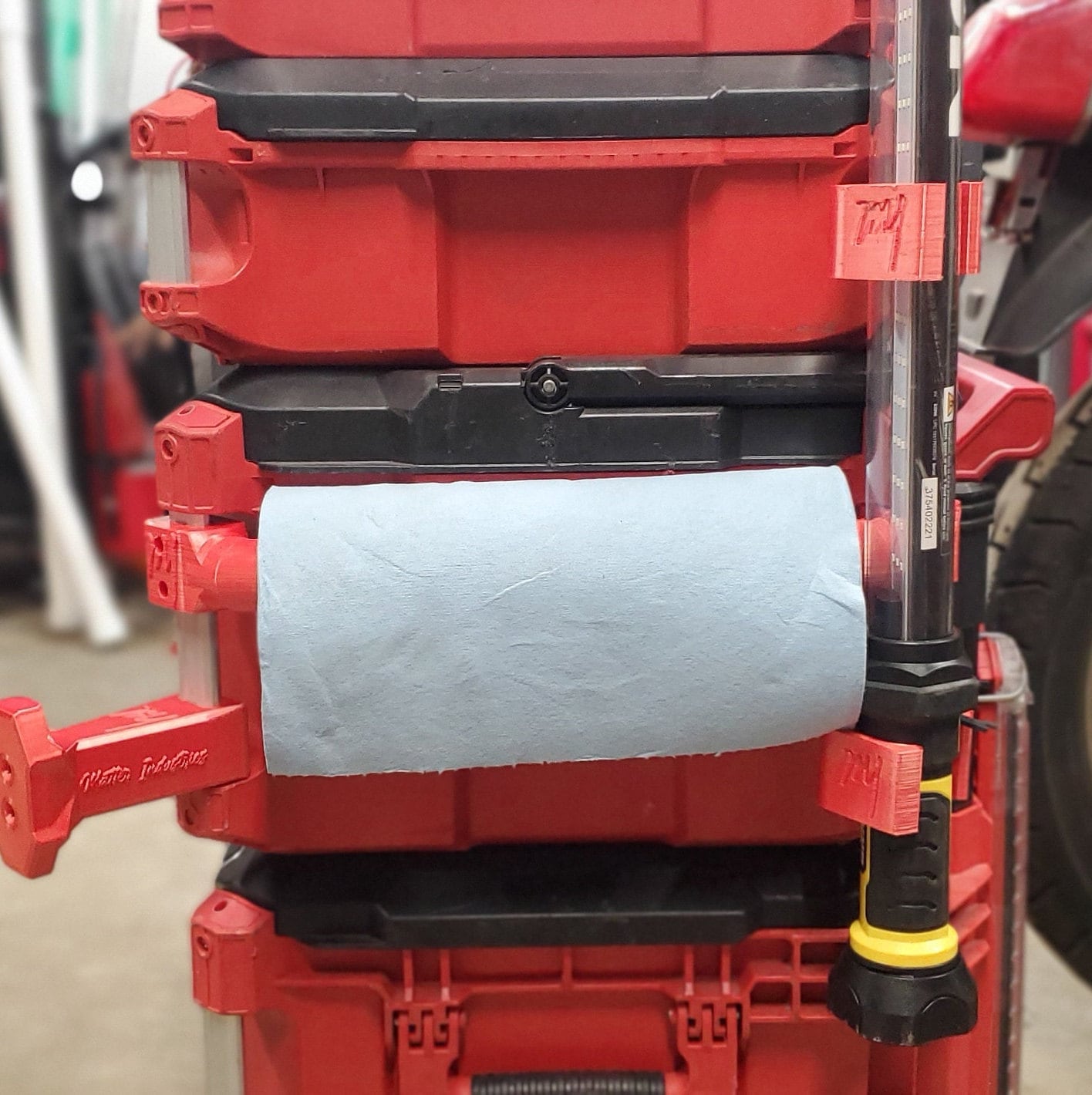Side Mount Paper Towel Holder for Milwaukee Packout Toolboxes Etsy