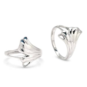 Silver Ring Mermaid Tail Style