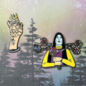 Wicker Man enamel pin set