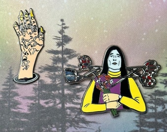 Wicker Man enamel pin set