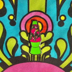Lava Lamp enamel pin color-changing thermochromic