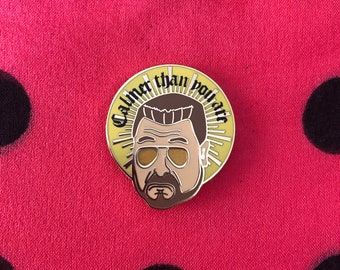 Big Lebowski Saint Walter enamel pin