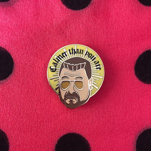 Big Lebowski Saint Walter enamel pin