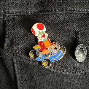 Mister Toad Mario Kart enamel pin