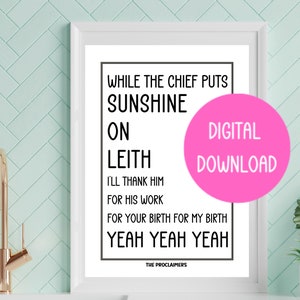 Sole su Leith