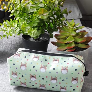 Totoro anime estuche pencil case studio ghibli my neighbor totoro manga neceser patrón pouch papeleria makeup bag kawaii cartoon japón