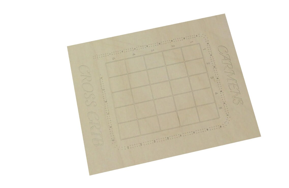 Cross Cribbage, Digital File Only, Cross Crib, Etsy