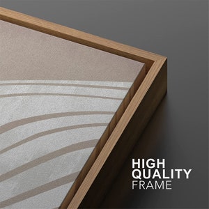 Framed Canvas Print Wall Art Set of 2 White 3D Wave Collage Abstract ...
