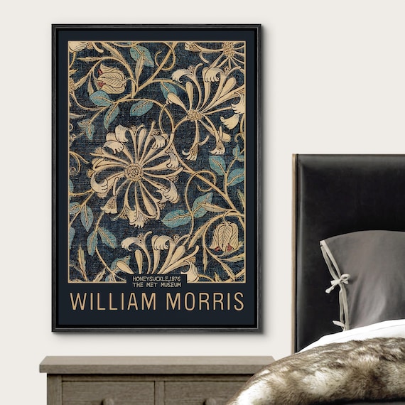 Framed Canvas Wall Art Prints William Morris Exhibition