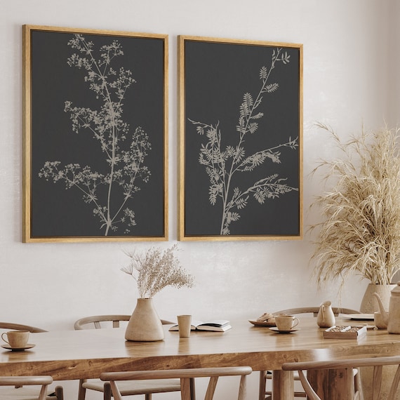 Framed wall art set of 2 discount