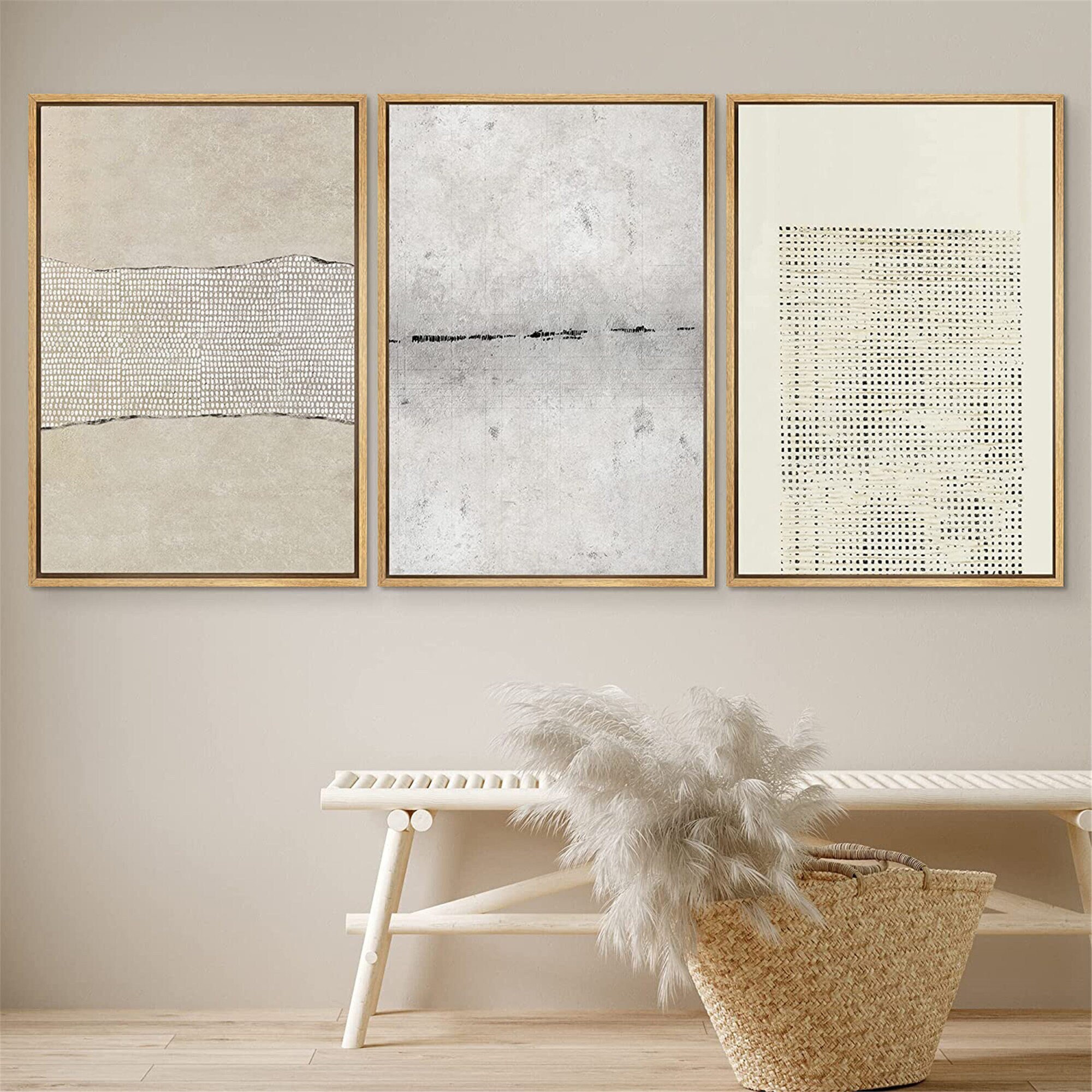 Abstract Canvas Art Set of Etsy