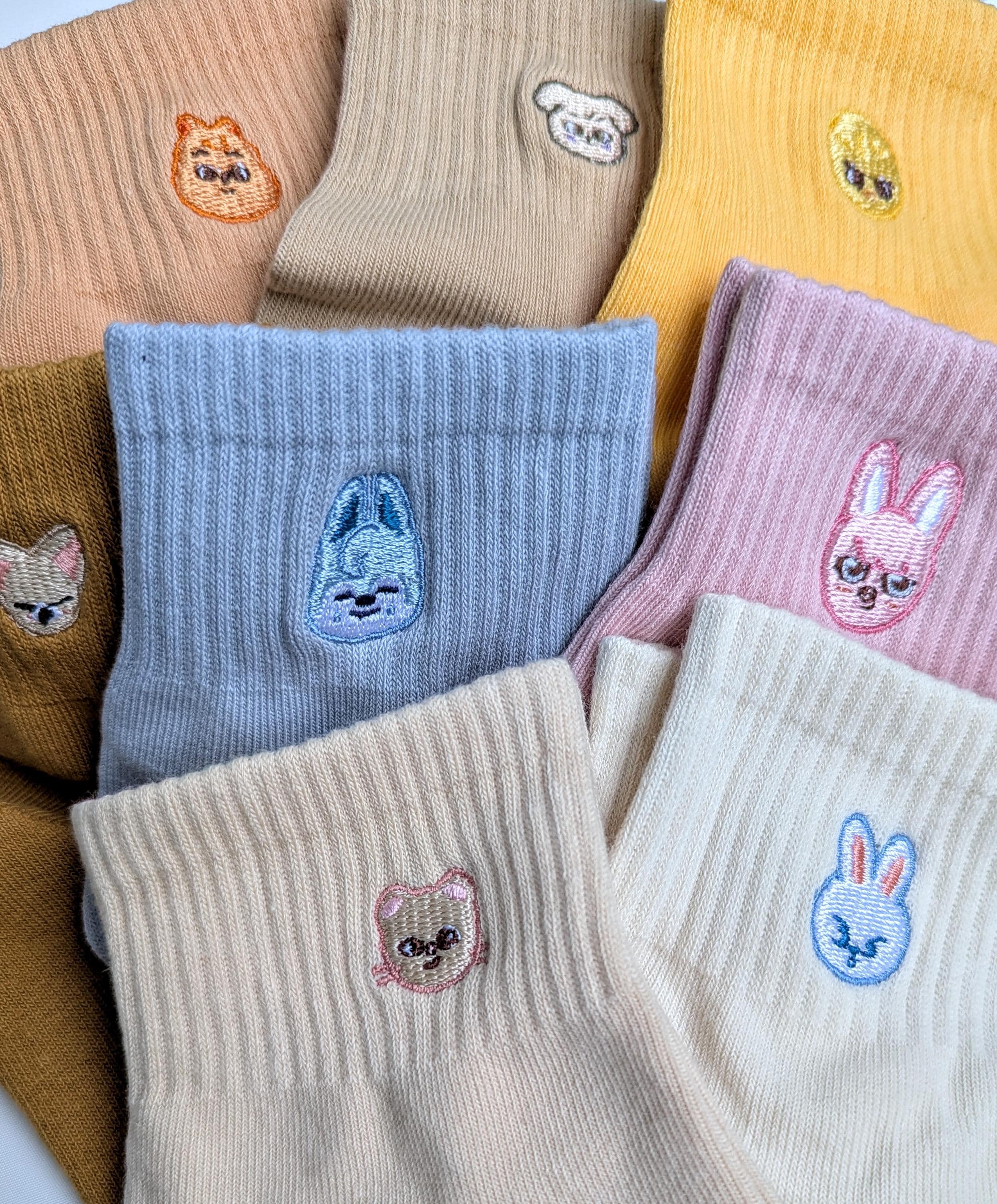 Embroidered SKZOO Socks – Low-cut, Ideal for Spring & Summer - Etsy