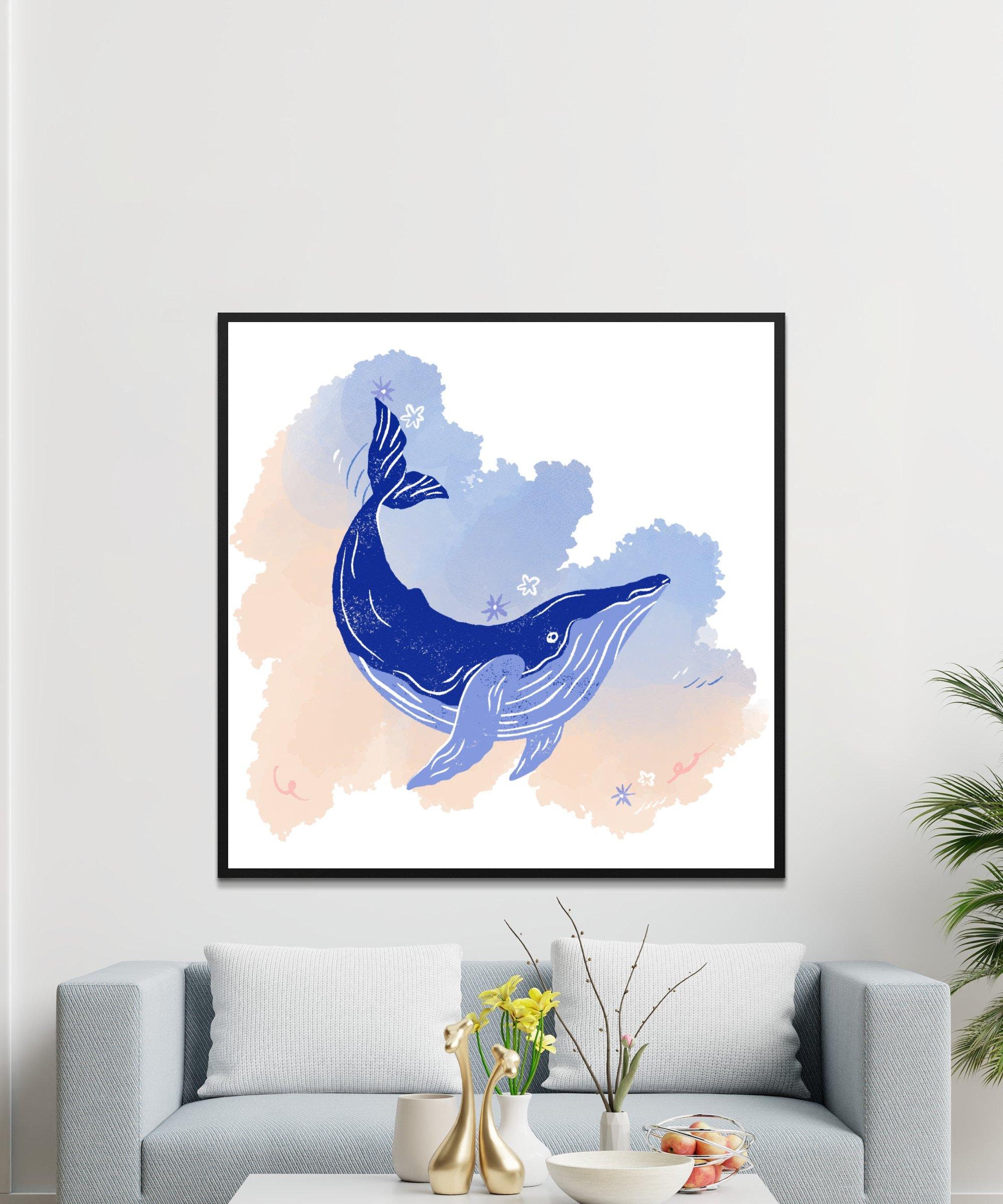 Whale SVG File 5 Whale Cut File Cute Whale Floral SVG File - Etsy