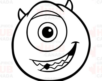 マイク svg、マイク カット ファイル、マイク アウトライン、モンスター インク