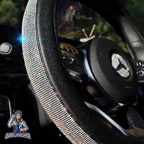 Bling Steering Wheel Cover Steering Wheel Covers Trendy Car Accessories Universal Fit Non slip Soft Touch Gift for Women Etsy