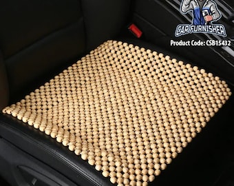 Seat Cover Real Wood Beads (3 Colors) | Car Accessories | Traditional | Natural | Durable | Heat Insulator | Handmade | Healthy | Universal