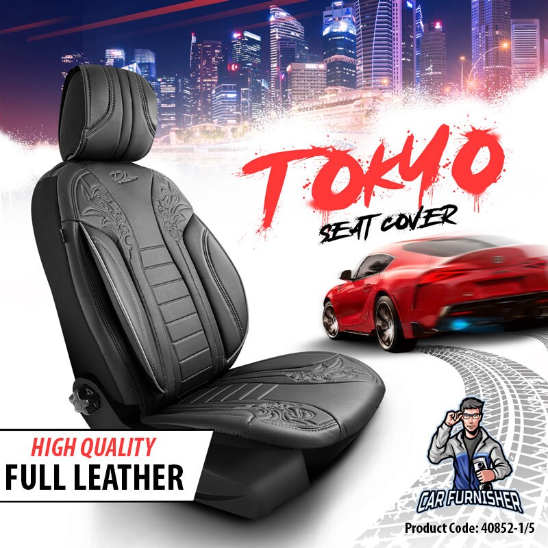 Car Seat Cover Full Set 5 Colors Car Accessories Comfortable Leather  Quality Gifts Universal Fit Fashion Minimalist -  Ireland