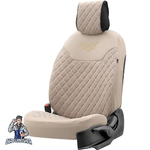 Autositzbezüge - Rsx Diamant Fohlen Feder | Universal Passform | Autozubehör | Atmungsaktiv | Auto Geschenk | Sitzschoner | Autositzbezug