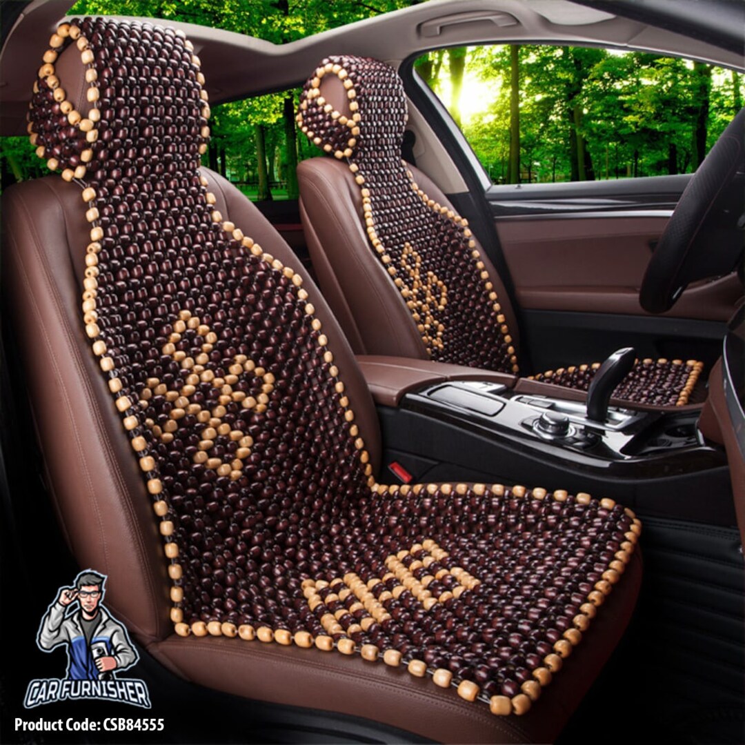 PAIR, Beaded Car Seat Covers. Massager Seat Cover Car Accessories