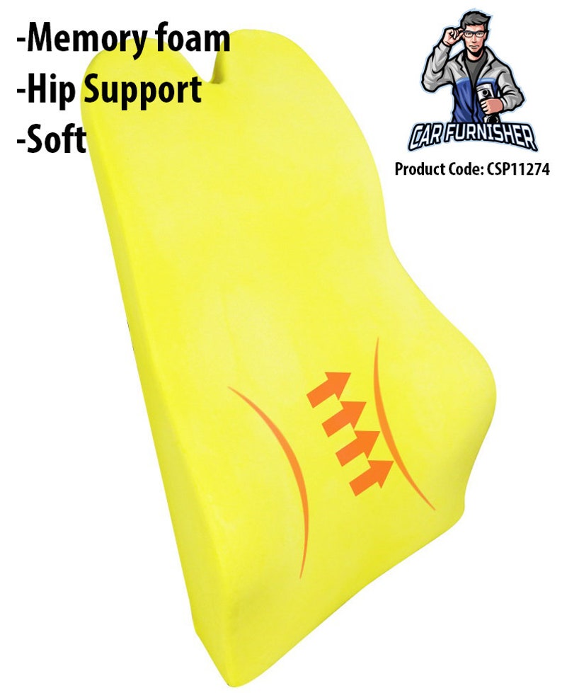 Memory Foam Seat Cushion 4 Colors Extra Soft Orthopedic Nice Touch