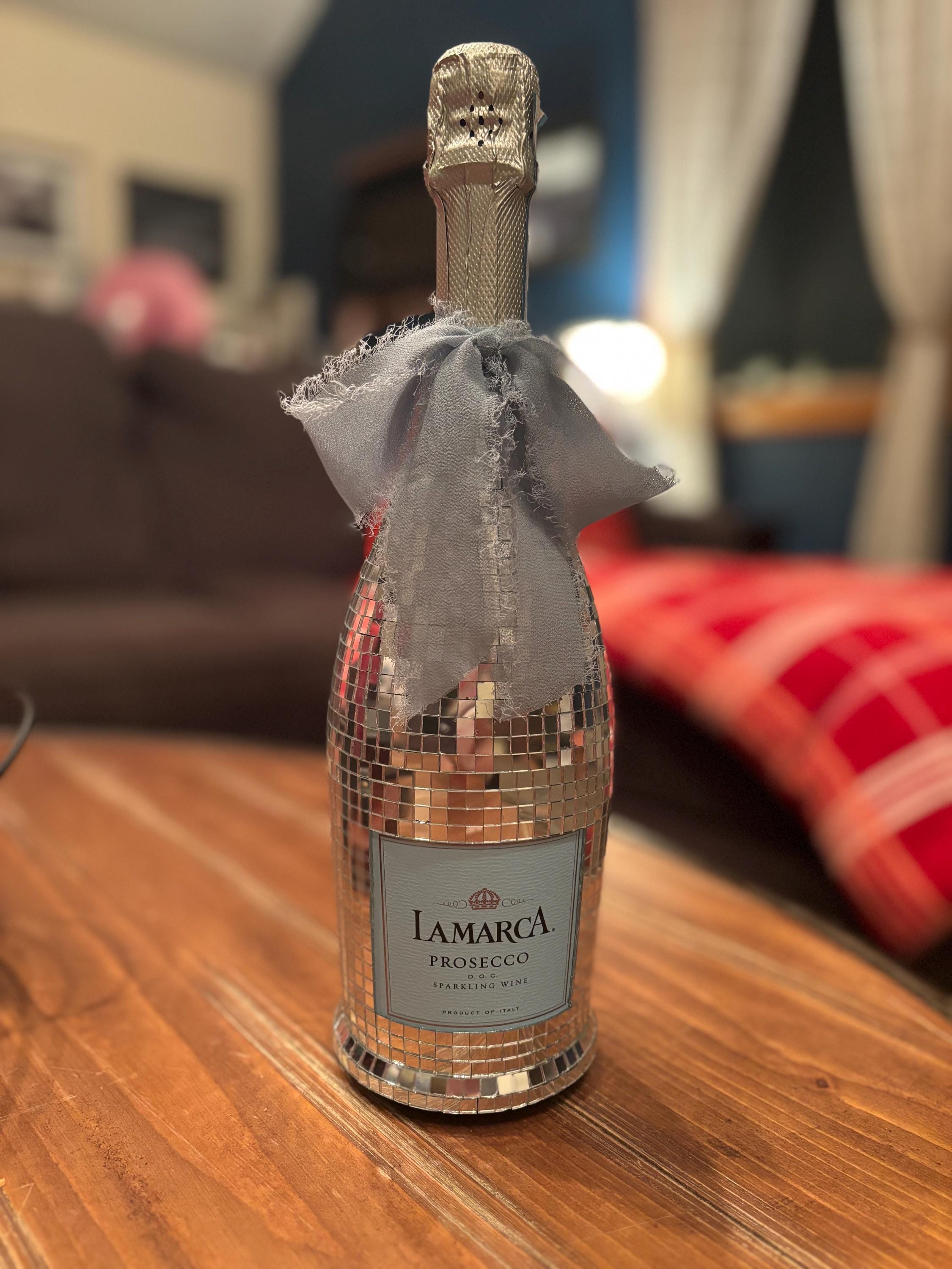 Disco Ball Champagne Bottle - Etsy