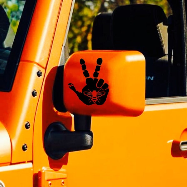 Bee Peace Wave Decal(s)