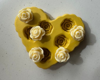 Rose Silicone Mold: Food Safe Fondant, Chocolate, Clay
