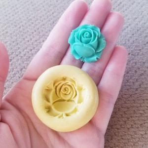 Rose Silicone Mold: Food Grade Fondant, Chocolate, Clay