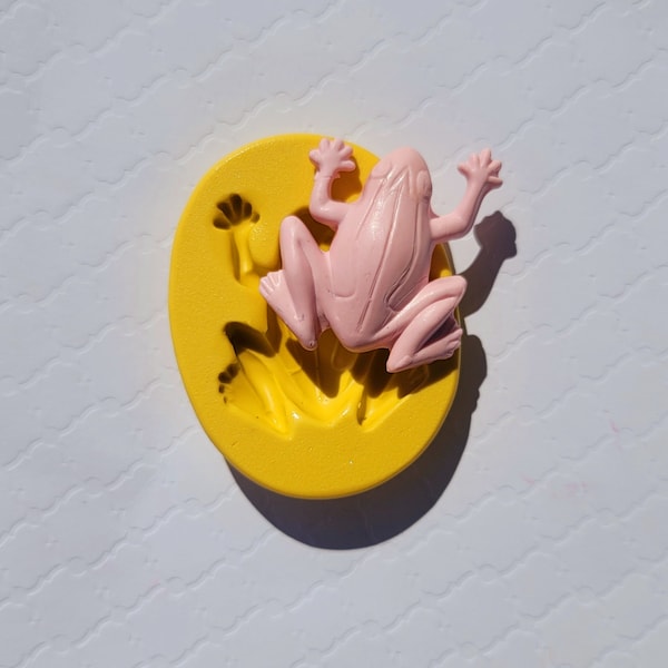 Frog Silicone Mold For Fondant Frog mold Chocolate Mold For Fondant For Polymer Clay Resin Wax Soap