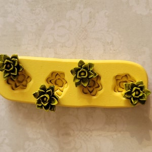 Succulents Mold For Fondant  Chocolate Flower Succulent Plant Mold For Polymer Clay Resin Charm