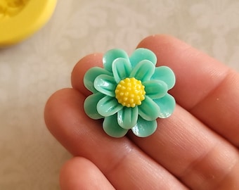 Dahlia Silicone Mold: Food Safe Fondant, Clay, Resin, Wax