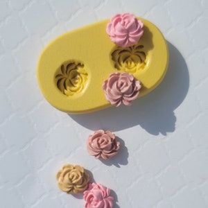 Flower molds fondant rose molds for chocolate rose mold for clay mold polymer clay