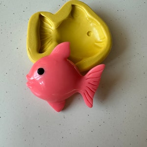 Fish Silicone Mold For Chocolate Mold For Fondant For Polymer Clay Resin Wax Soap