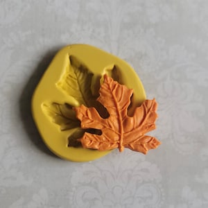 Maple Leaf Silicone Mold For Chocolate Acorn Mold For Fondant For Polymer Clay Resin and More