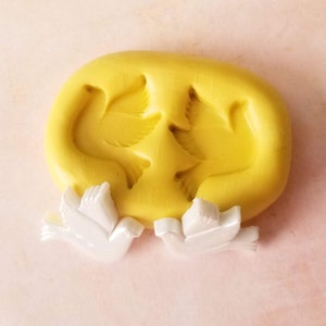 Dove Silicone Mold For Fondant Bird Mold Chocolate Mold For Fondant For Polymer Clay Resin Wax Soap