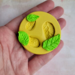 Leaf Silicone Mold For Fondant  Leaf Mold Chocolate Mold For Fondant For Polymer Clay Resin Wax Soap
