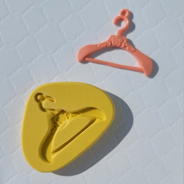 Clothing Hanger Silicone Mold Chocolate Mold For Fondant For Polymer Clay Dollhouse Miniatures