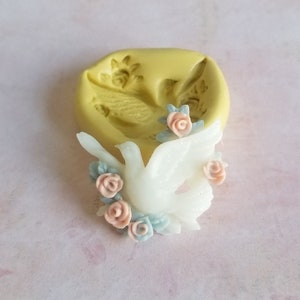 Dove Silicone Mold: Fondant, Chocolate, Clay, Resin, Wax