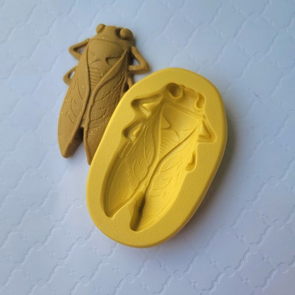 Cicada Silicone Mold Chocolate Mold Insect Mold For Fondant For Polymer Clay Resin Cupcake Decor