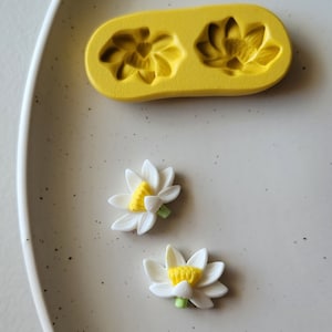 Lotus Silicone Mold Flower Mold For Fondant For Polymer Clay Resin Wax Soap