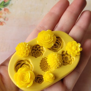 3D Rose Mold Chocolate Cake Decoration Silicone Mold for Baking Mousse Cake  Candle Mold, Resin Mold for Home Decor Soap 