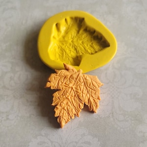Leaf Silicone Mold For Chocolate Mold For Fondant For Polymer Clay Resin Fall Mold Thanksgiving Mold