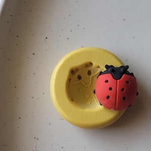 Ladybug Silicone Mold: Food Safe Fondant, Chocolate, Clay