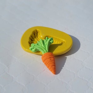 Carrot Silicone Mold Fruit Mold For Chocolate Vegetable Mold For Fondant For Polymer Clay Resin Wax Soap