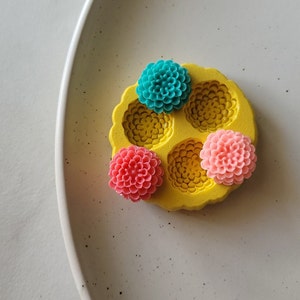 Mini Flowers Silicone Mold Roses Mold For Fondant For Chocolate Mold For Polymer Clay Resin