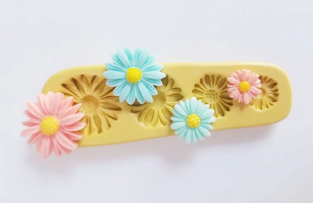 Mini Flowers Silicone Mold for Chocolate Flower Mold for Fondant