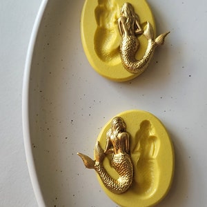 Mermaid  Silicone Mold Ocean Mold For Chocolate Mold For Fondant For Polymer Clay Resin Wax Soap Set of Molds