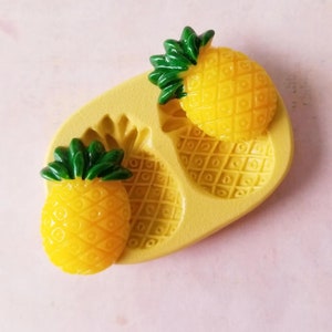 Pineapple Silicone Mold Fruit Mold For Fondant For Polymer Clay Resin Wax Soap